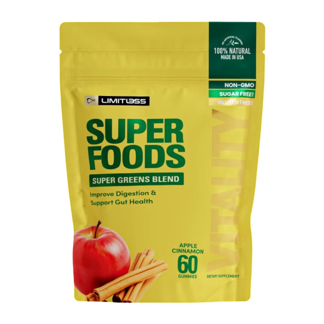 LIMITLESS X Limitless Superfoods Daily Greens Gummy 1 Count