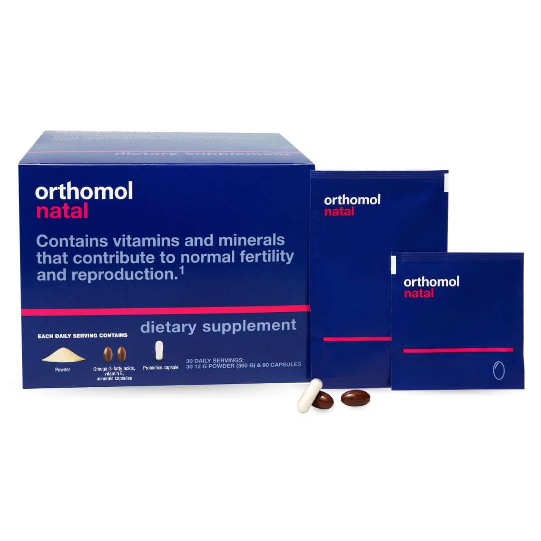 Orthomol Natal Prenatal & Breastfeeding Powder, 30 Count