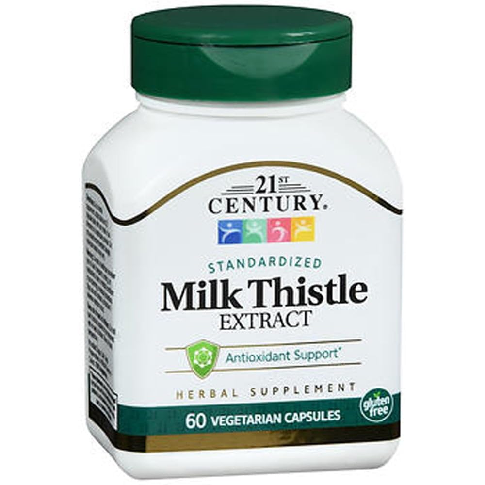 21st Century Milk Thistle Extract Capsules 60 Count