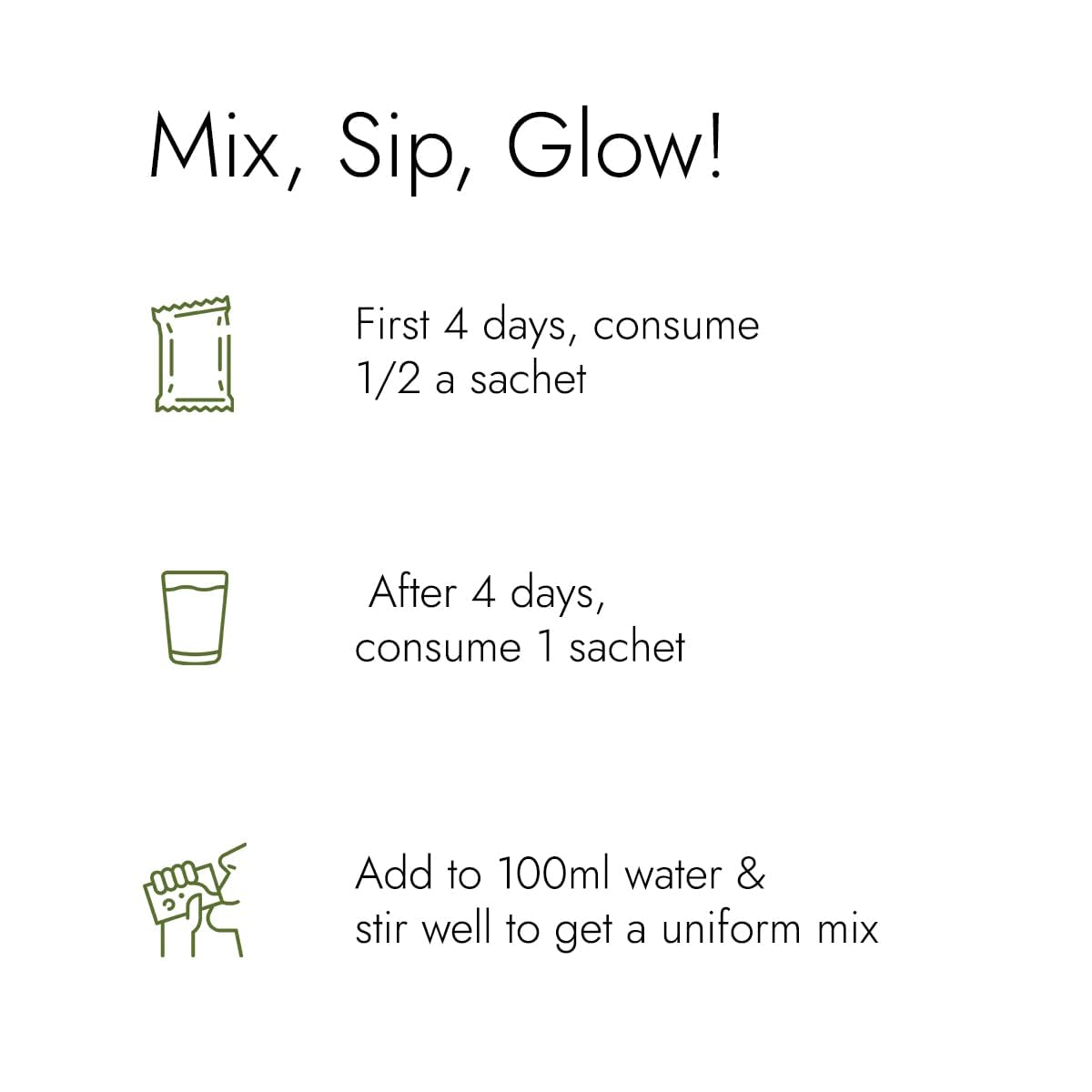 Generic Skin Glow Mix Ayurvedic Skin Supplement, Collagen Powder 3.8 oz