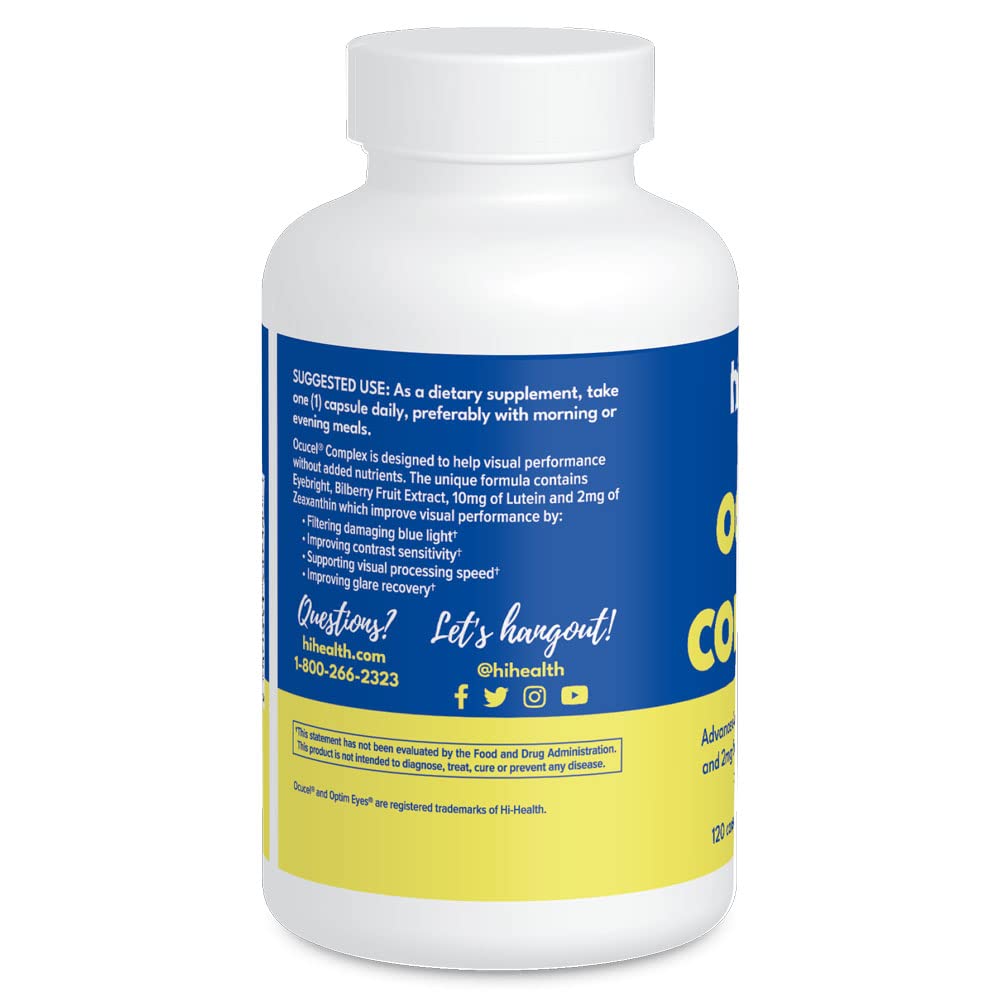Optim Nutrition Ocucel Complex Advanced Eye Support, 120 Capsules