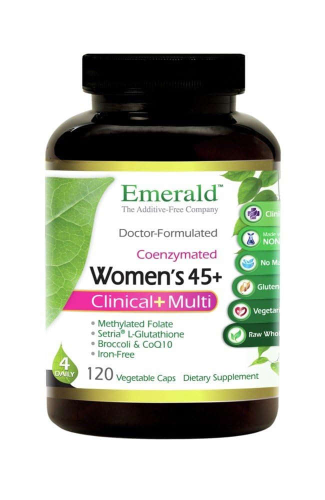 Emerald Laboratories Women's 45 Plus Multi Vitamin Tablet, 120 Count
