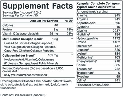 Xyngular Complete Collagen Piña Colada Powder 10.68 oz