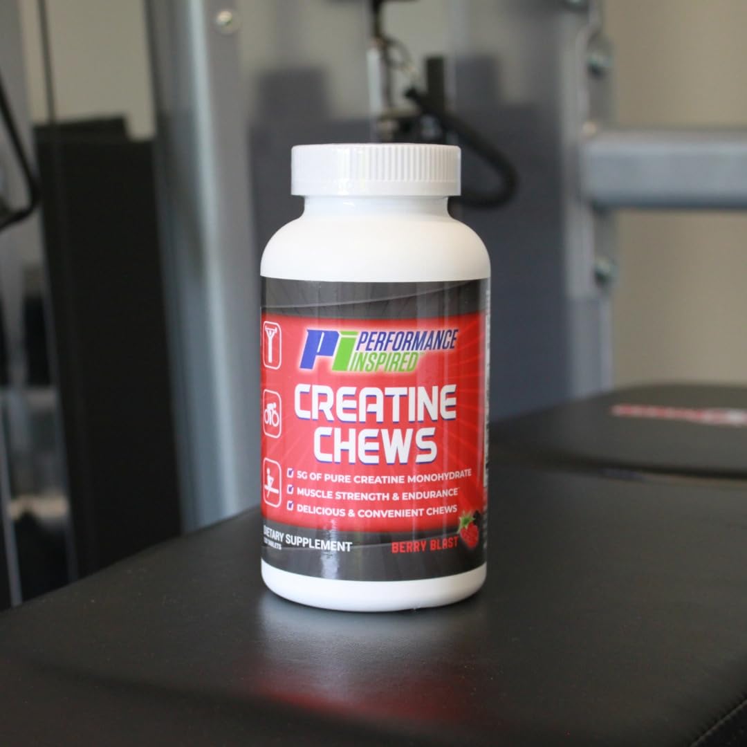 PERFORMANCE INSPIRED Creatine Chew Tablet, 120 Tablets