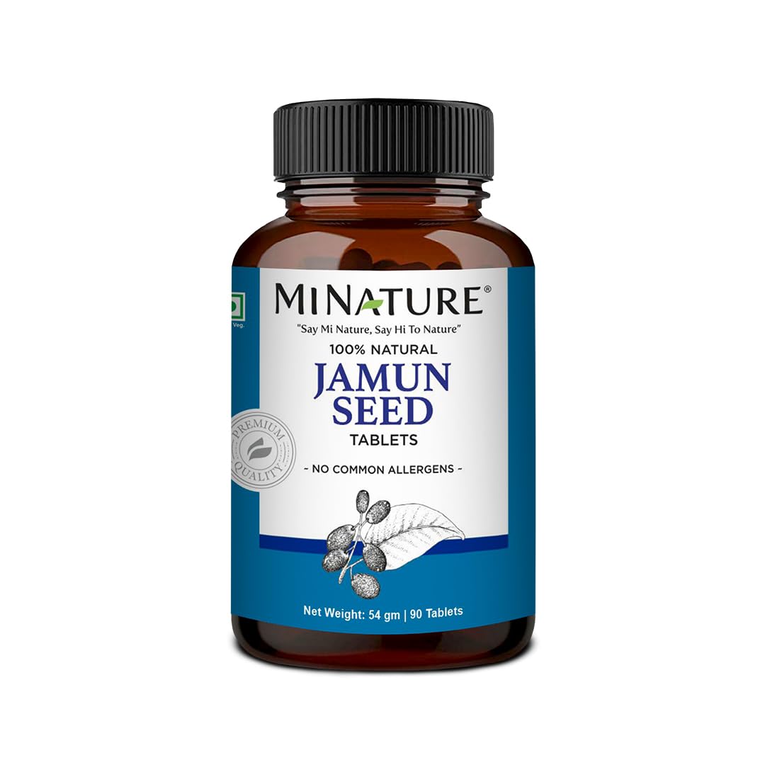 Minature Jamun Seed Tablets 90 Tablets