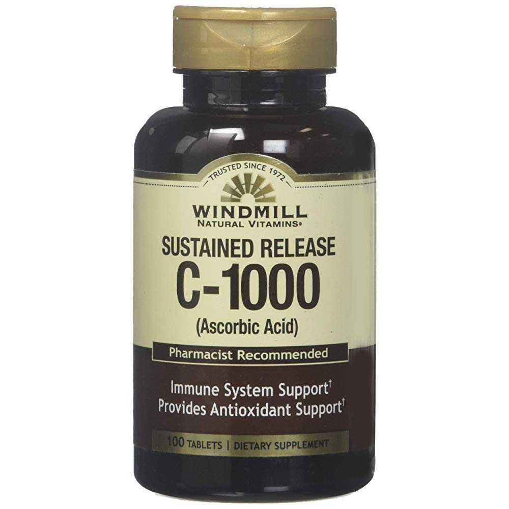 Windmill Vitamin C-1000 Sustained Release Tablet 100 Tablets