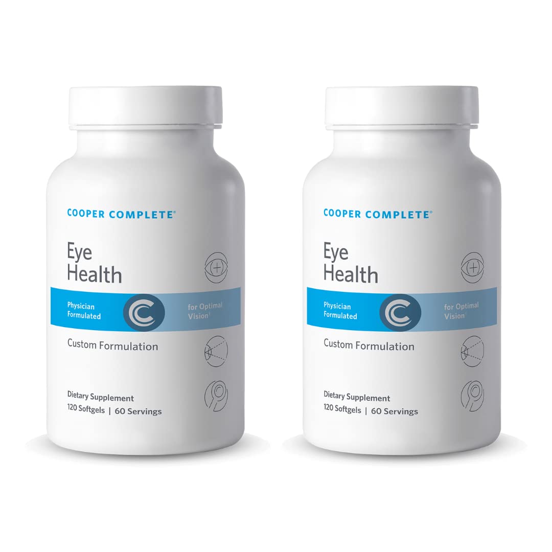 Cooper Complete Eye Health Softgels with Lutein, Meso Zeaxanthin and Zeaxanthin, Vitamin C and E, 240 Count