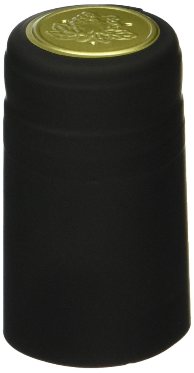 Vintner's Best Black PVC Shrink Capsules, 30 Count