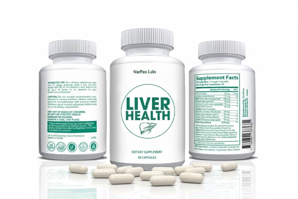 StarPass Labs Pure Liver Health Capsules 60 Count