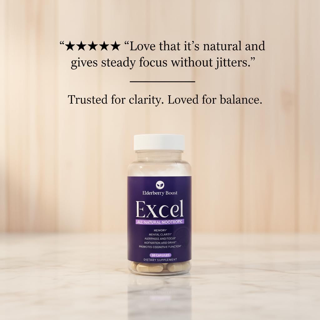Elderberry Boost Excel Capsules 60 Count