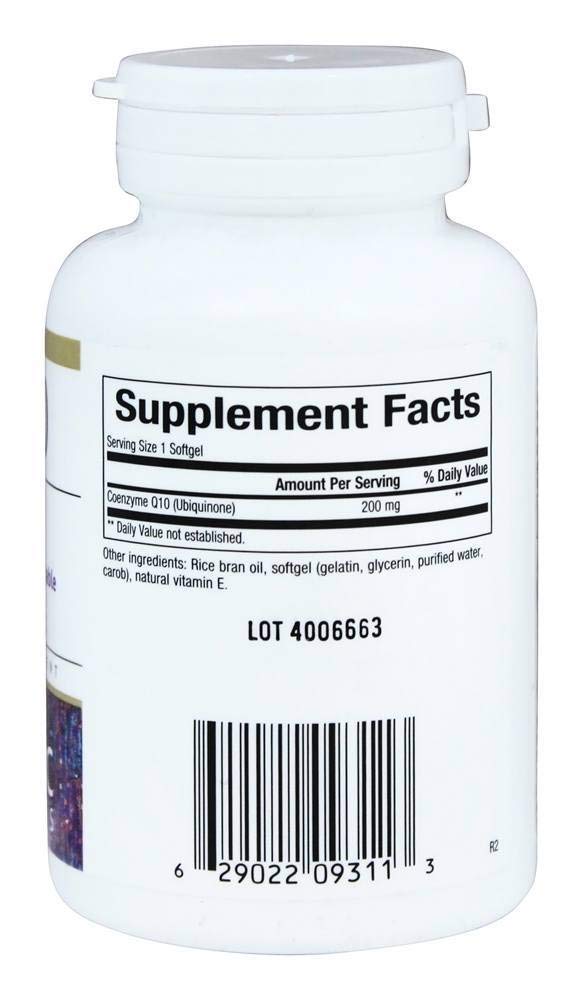 Bioclinic Naturals CoQ10 200mg Capsule, 120 Capsules