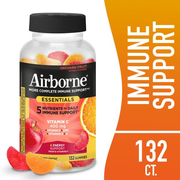 Airborne 400mg Vitamin C Gummies for Adults & Children, 264 Gummies