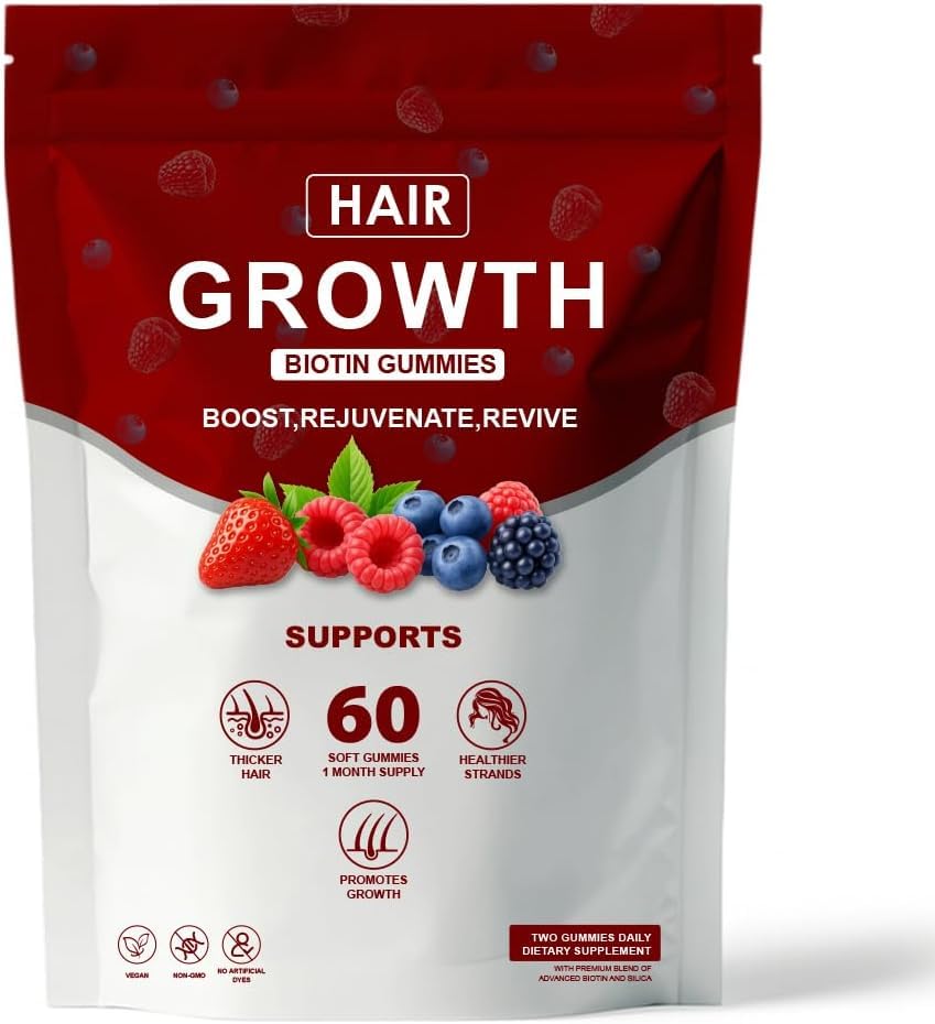 Shwfhi Hair Growth Biotin Gummies 60 Count