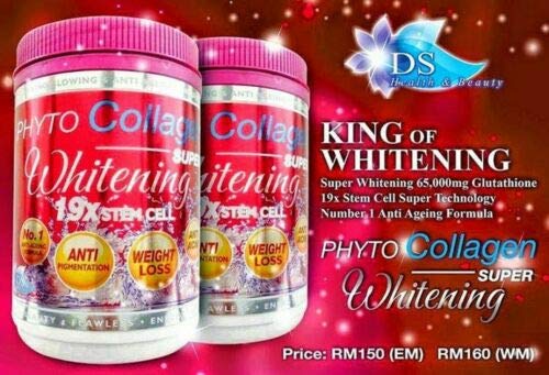 FSM Phyto Collagen Whitening 19X STEM CELL Anti-Aging Pro Whitening Results Energy Tablet, 1 Count