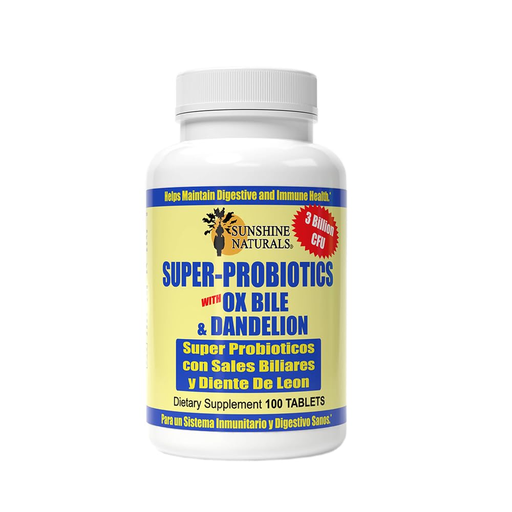 Sunshine Naturals Super Probiotics Capsules 100 Count