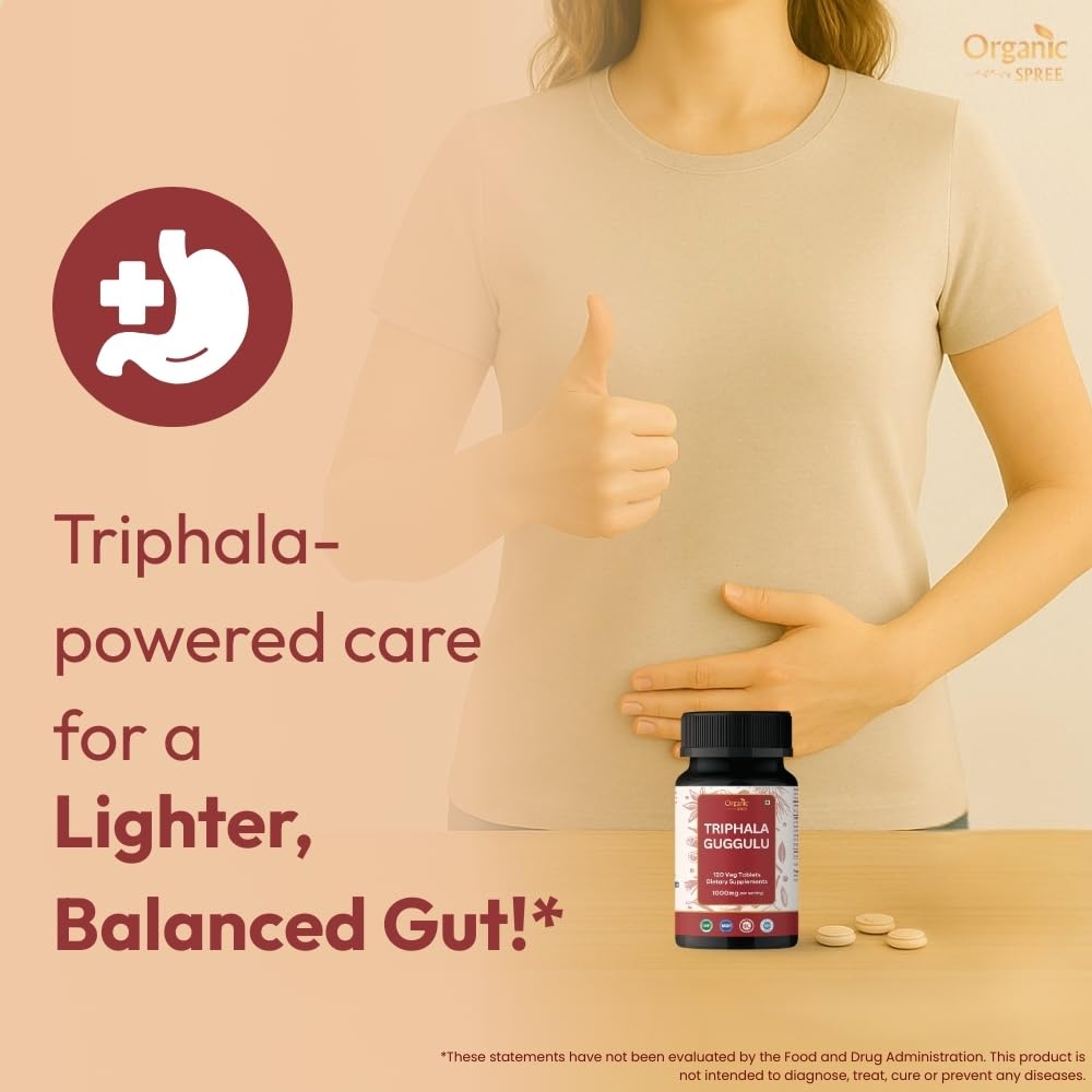 Organic Spree Triphala Guggulu Tablet, 240 Tablets
