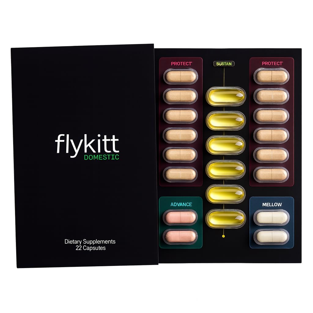 Flykitt Jet Lag Prevention System Capsule 1 Count