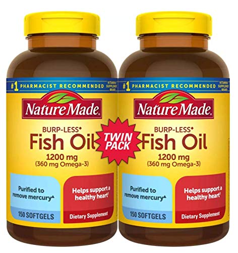 Nature Made Fish Oil Burp-Less Softgels 300