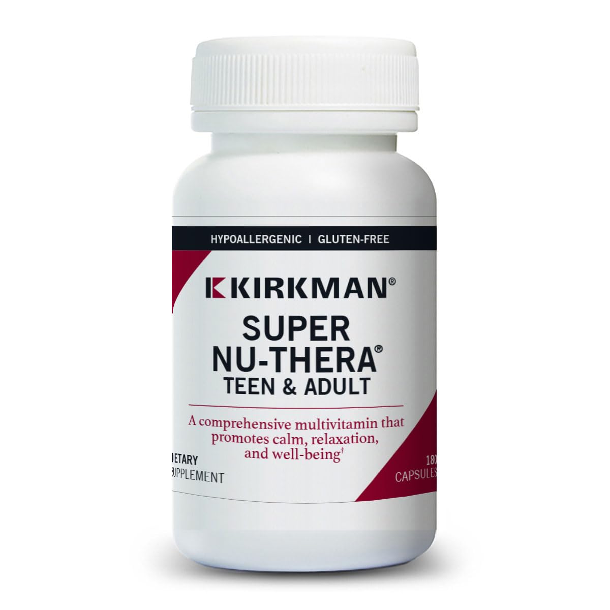 Kirkman Super Nu-Thera Multivitamin Teen & Adult Capsule 180 Count