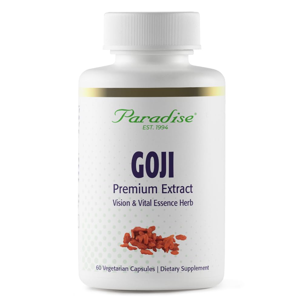 Paradise Herbs Goji Extract Capsules 60 Count