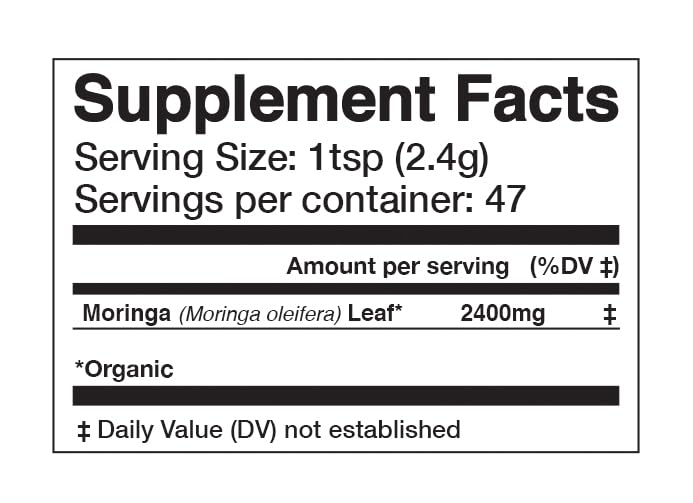 Anima Mundi Apothecary Moringa Leaf Powder 6 oz