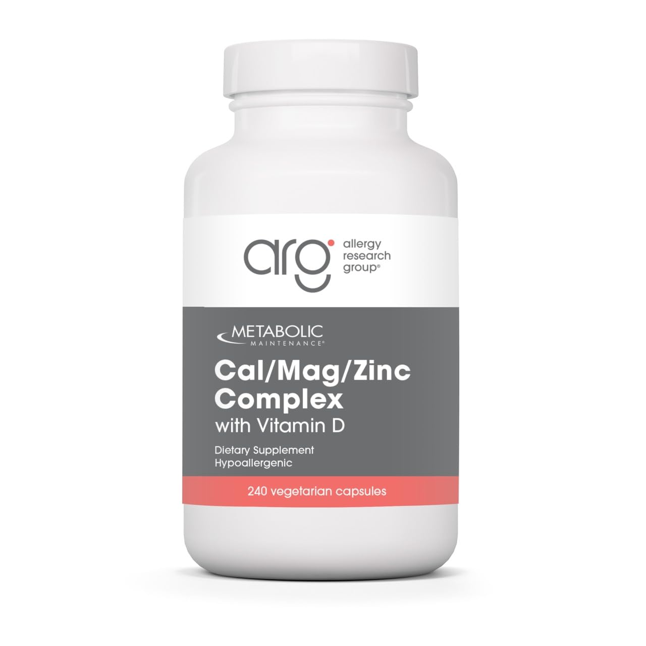 Metabolic Maintenance Cal Mag Zinc with Vitamin D 240 Capsules