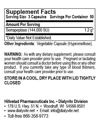 Dialyvite Opti-Serra Capsule 150