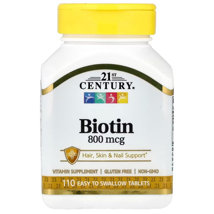 21st Century Biotin 800 mcg Capsule, 110 Count