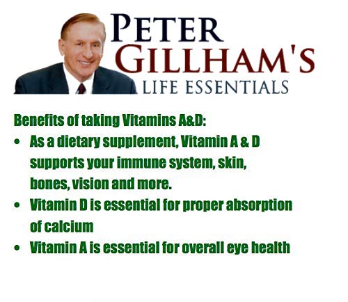 Peter's Choice Vitamin A & D (10,000IU & 400IU) Softgels 500