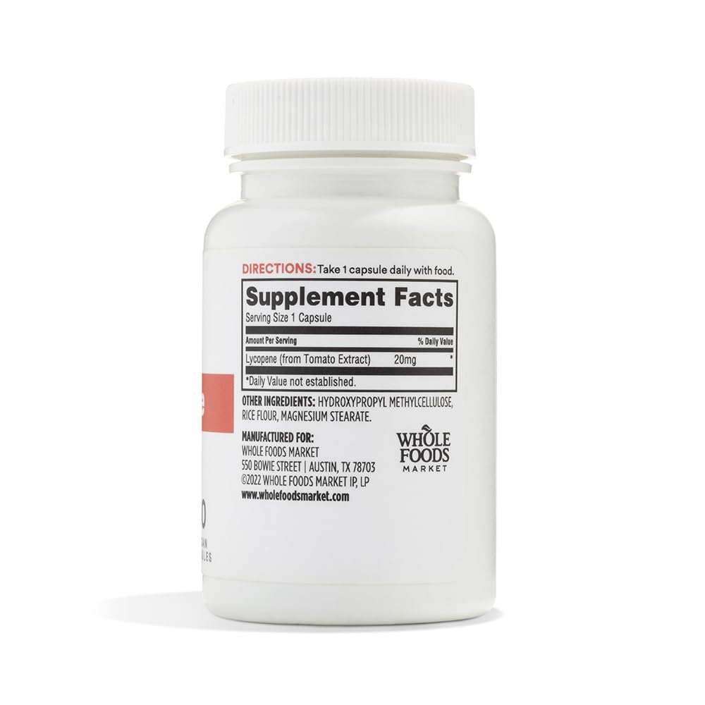 365 by Whole Foods Market Lycopene 20 mg Tablet, 30 Tablets