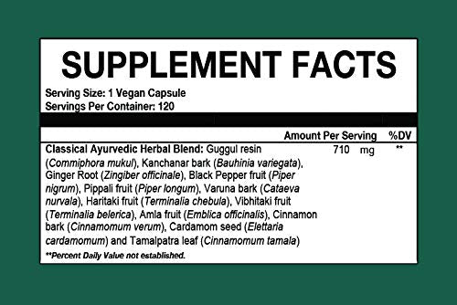 Harmony Nutraceuticals Kanchnar Guggul – Thyroid & Glandular Harmony Capsules 120