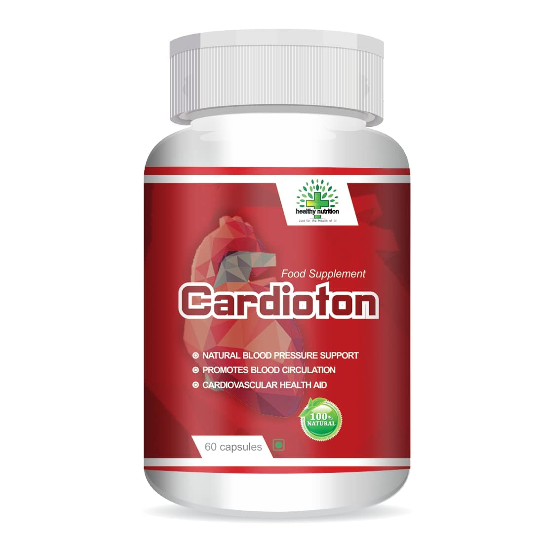 Generic Cardioton with Arjuna Extract & Moringa Extract Supplement Veg Capsule, 60 Capsules
