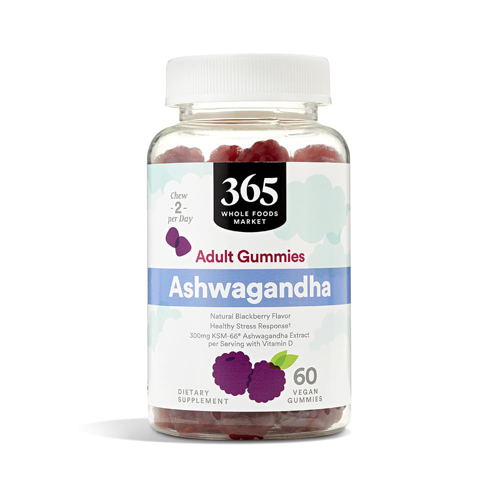 365 by Whole Foods Market Ashwagandha Gummies 60 Count