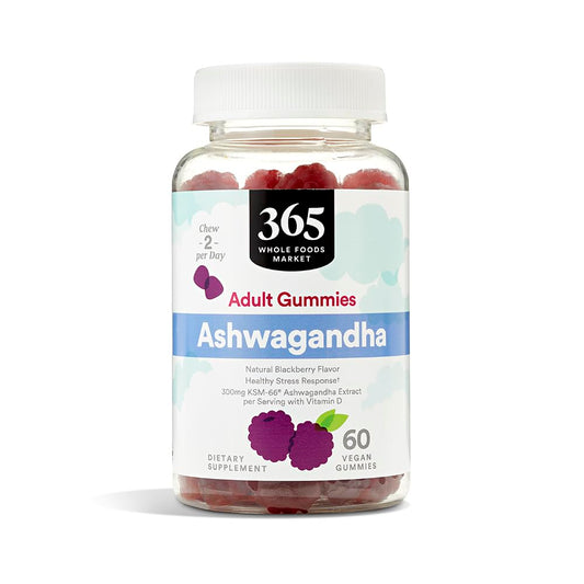 365 by Whole Foods Market Ashwagandha Gummies 60 Count