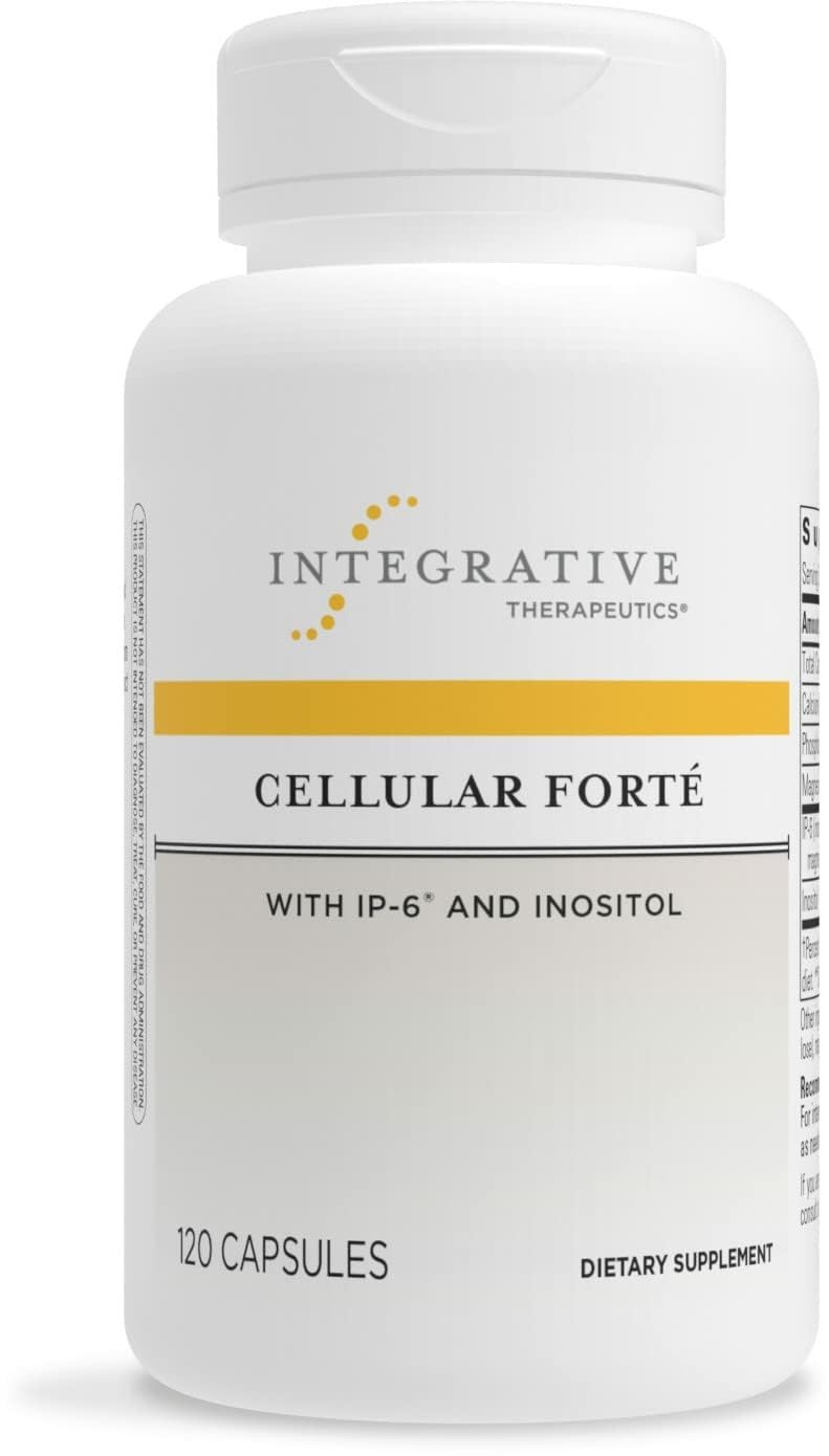 Integrative Therapeutics Cellular Forte Inositol Supplement for Immune System & Cell Health Support, Contains IP-6, Vegan, Gluten-Free & Dairy-Free, Capsule, 120 Count