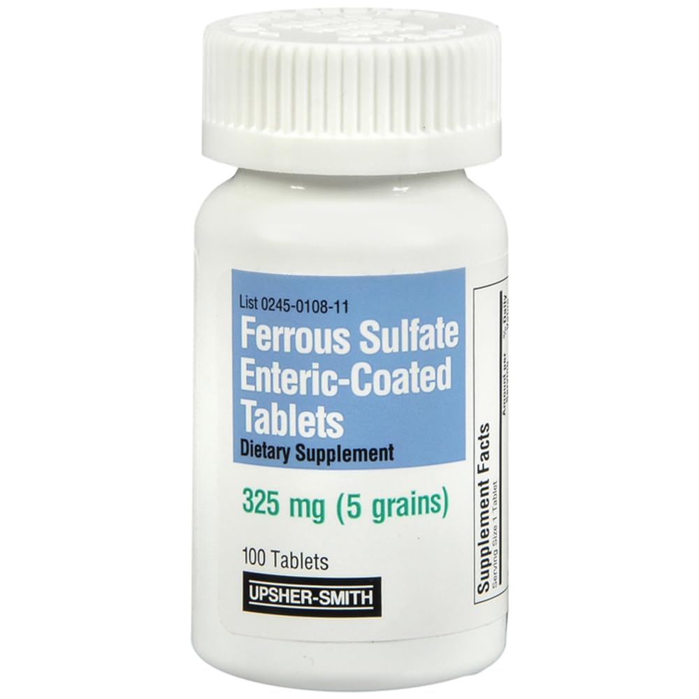 Kaxilu Ferrous Sulfate 325 mg Tablets, 300 Count