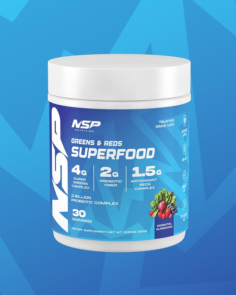 NSP Nutrition Greens & Reds Powder 11 Ounce