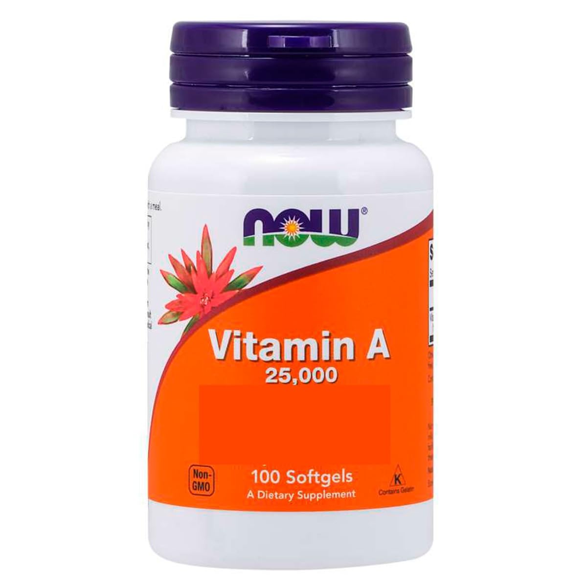 NOW Foods Vitamin A from Fish Liver Oil Softgels 1000