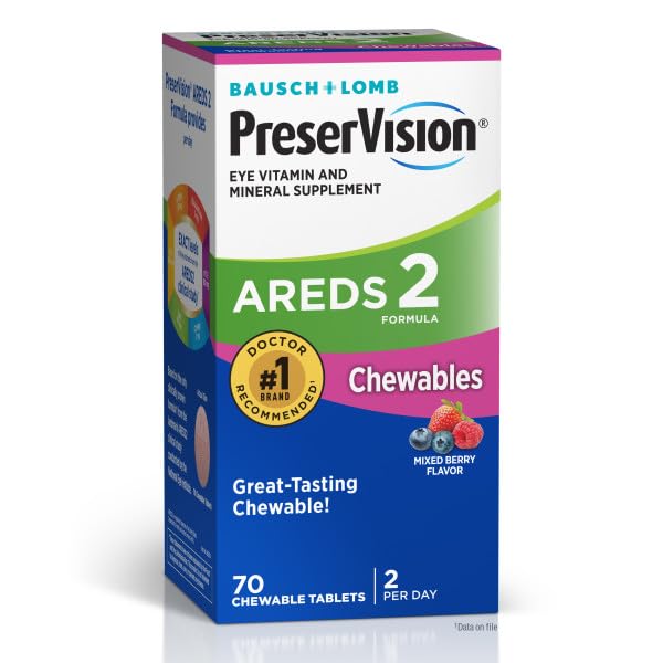 PreserVision AREDS 2 Eye Vitamin & Mineral Supplement Chewables 140