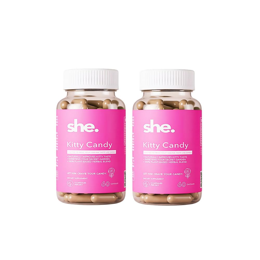 She Kitty Candy Women's Daily Feminine Balance & Freshness, 120 Capsules
