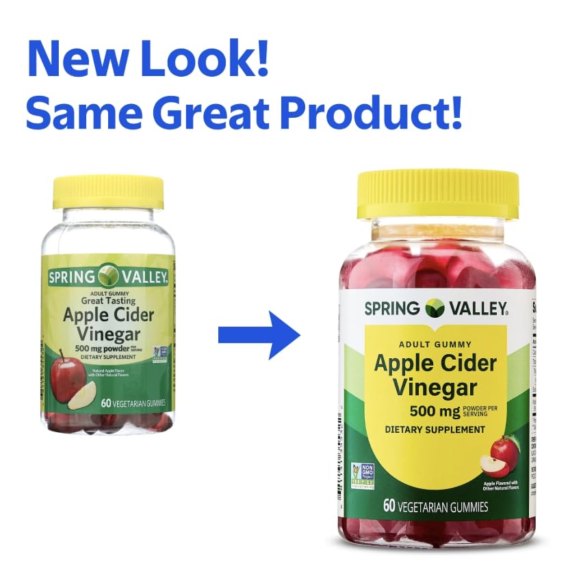 Generic Apple Cider Vinegar Vegetarian Gummies 500 mg 30-count