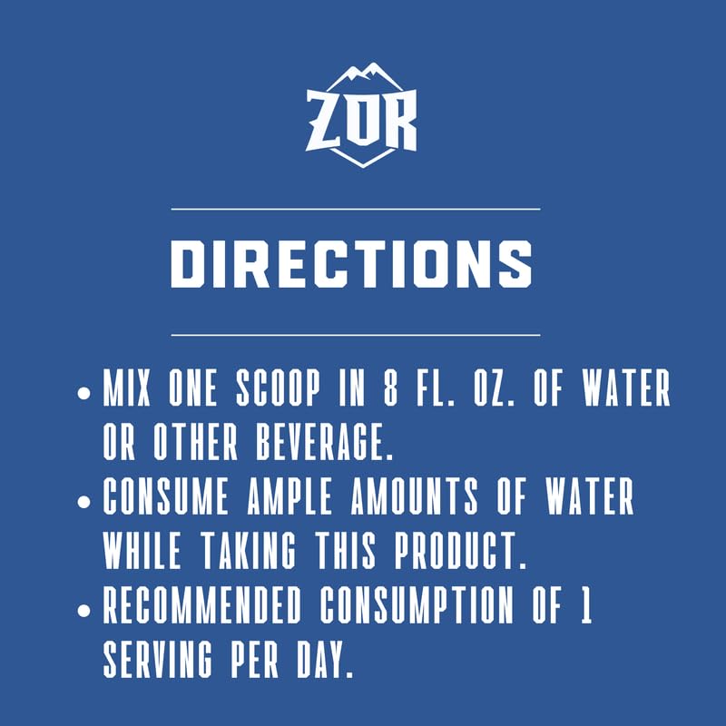 ZOR Labs Micronized Creatine Monohydrate Powder 5000mg, 60 Servings