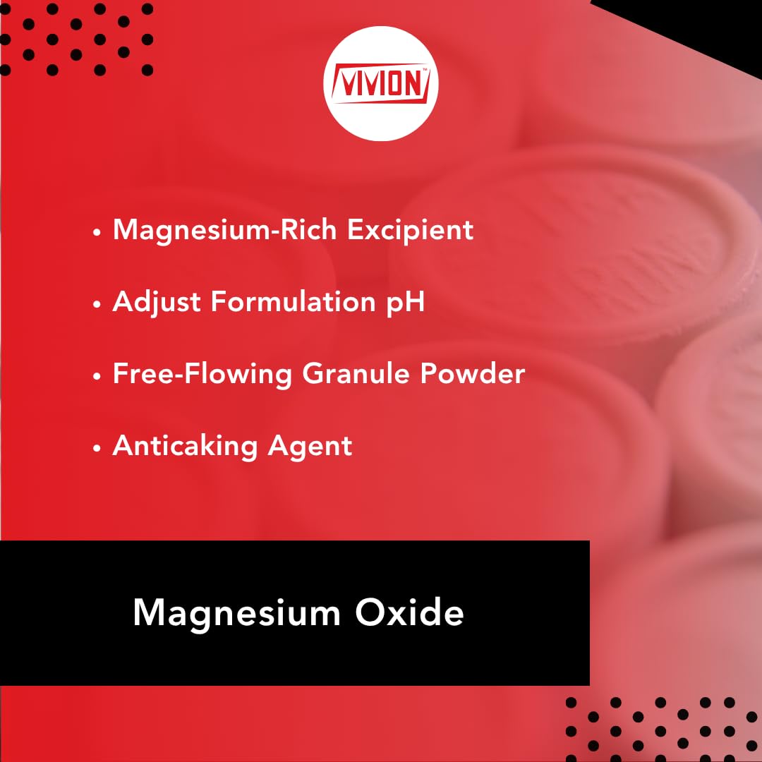Vivion Magnesium Oxide USP Granular Powder 176.37 Ounce