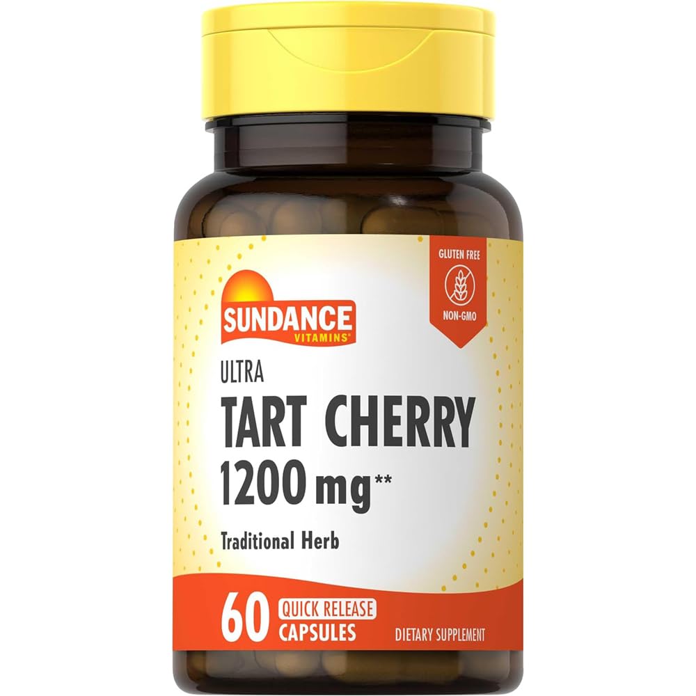 Sundance Ultra Tart Cherry 1200 mg Capsules, 120 Capsules