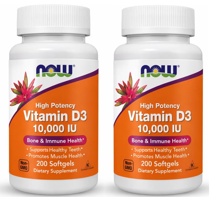 NOW Foods Vitamin D-3 Softgels 400
