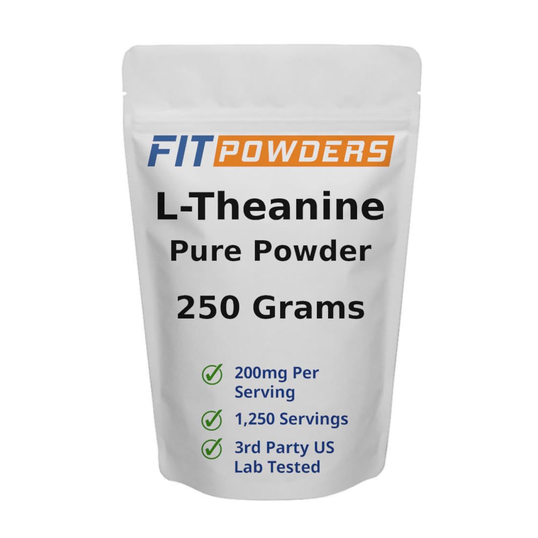 FitPowders L-Theanine Powder 8.8 Ounce