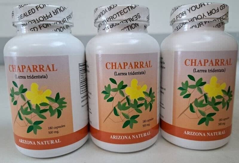 Express Your Love Gifts Arizona Natural Chaparral (Larrea tridentata) 500 mg Capsule 180 Count