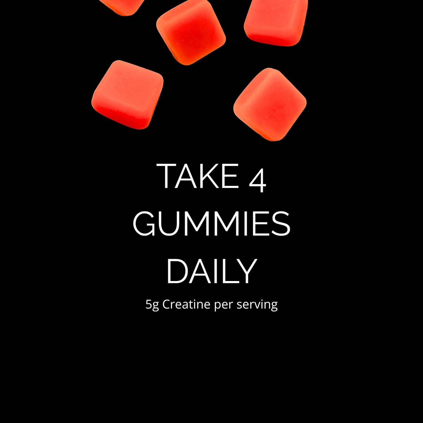 Whippy Brands Creatine Gummies 120 Count