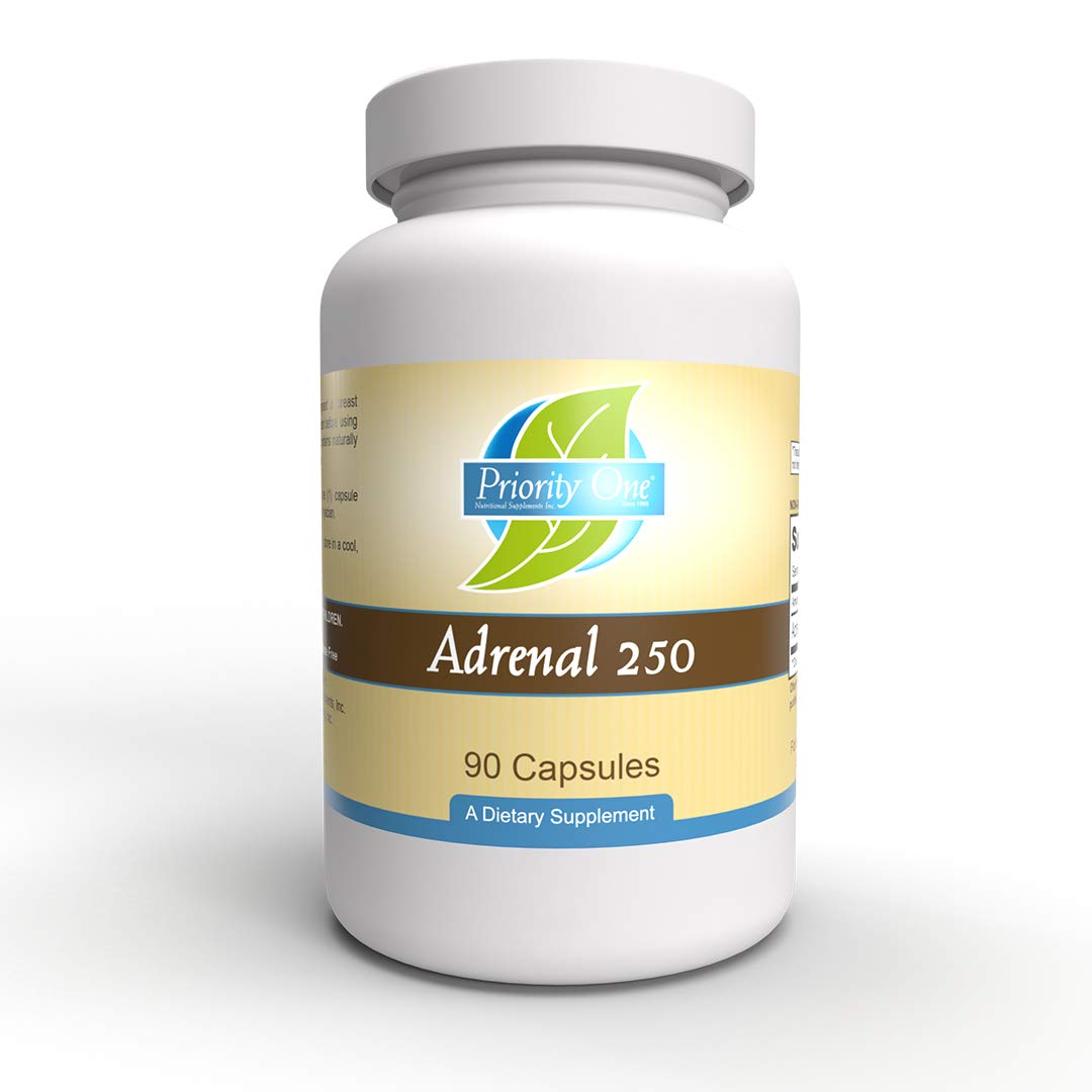 Priority One Adrenal 250mg 90 Capsules