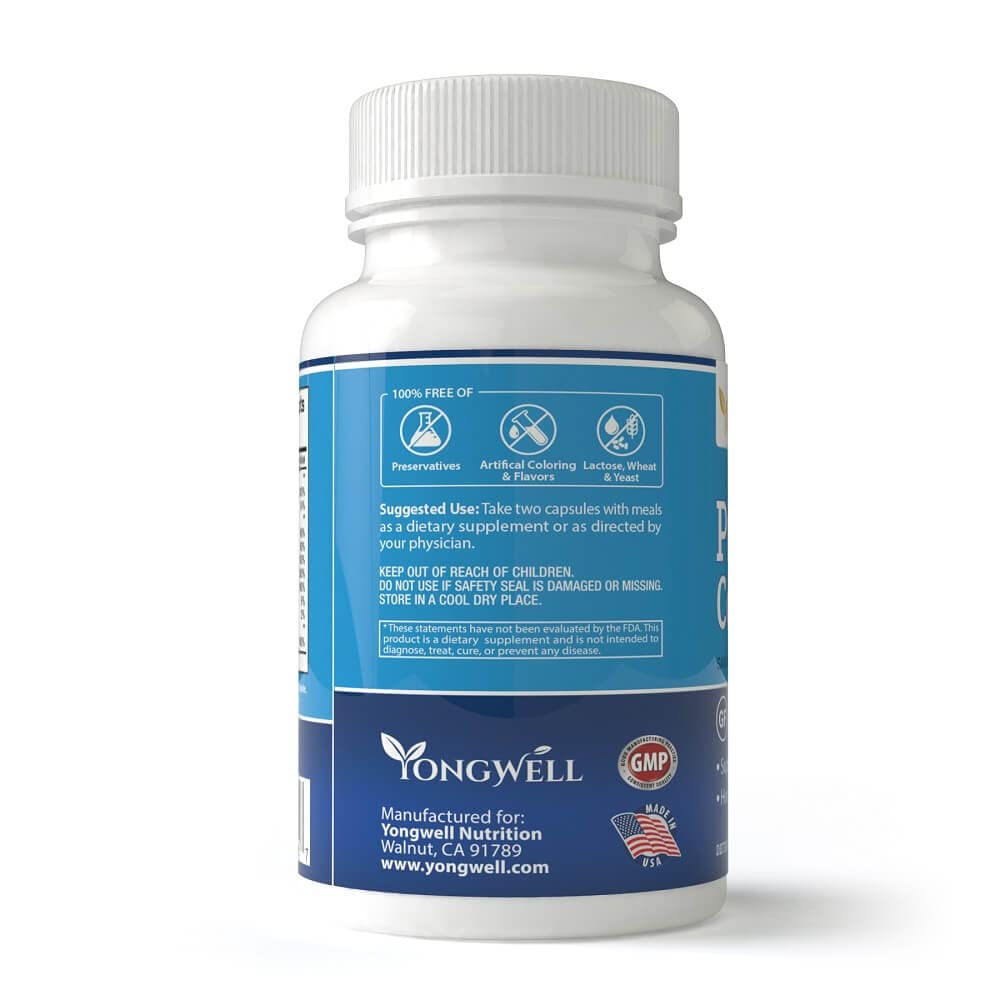 YongWell Prostate Complex Saw Palmetto Blend 1000mg Capsules, 120 Count
